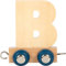 small foot Buchstabenzug Polar B aus Holz, Holzzug individuell kombinierbar, zum Dekorieren und Verschenken, 12572