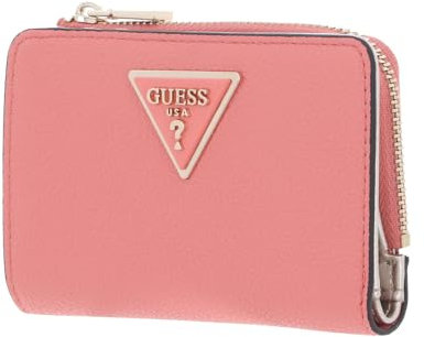 GUESS Laurel SLG Medium Zip Around Wallet Coral