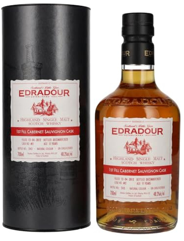 Edradour 11 Years Old ST. MICHAEL-EPPAN Cabernet Sauvignon Cask #2 2012 48,2% Vol. 0,7l in Geschenkbox