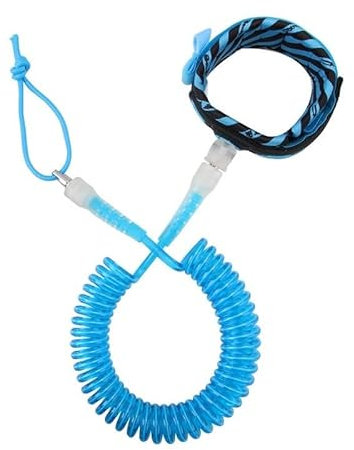 GZE-KODJFKPO Surfbrett-Leine, TPU-Bodyboard-Leine, Premium-Surfbrett-Beinleine, gewickelte Fußschlaufe, einziehbare Board-Sicherheitsleinen for Shortboard, Longboard, Paddleboard