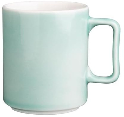 Olympia Olympia Fondant Mug Mint - 340ml 11 1/2fl oz (Box 6) | Commercial-grade drinking cups built for busy hospitality venues, helping optimize storage space during service setup.