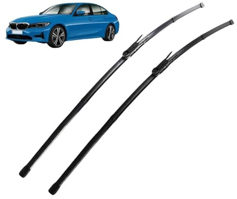 LZQbld Scheibenwischer Vorne Set für BMW 3er G20 G21 2019–2023, 24+19, Ersatzwischblätter Wischerblätter Windscreen Wipers