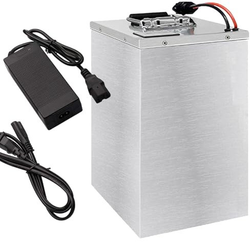 FREEDOH Batterie de Moto électrique 60V Batterie Lithium-ION 40AH 52AH 60AH 75AH 100AH Batterie de Remplacement 60V pour Moteur 0-6000W avec Chargeur,60v40ah