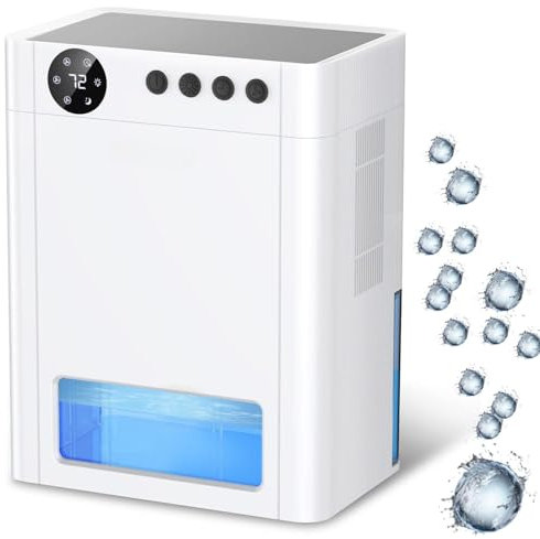 60w Household Dehumidifier, 72 Hour Timed 4l Dehumidifier With Digital Display, 4-speed Wind Adjustment For Purification And Deodorization, Suitable For Bedrooms, Basements, And Laundry Rooms