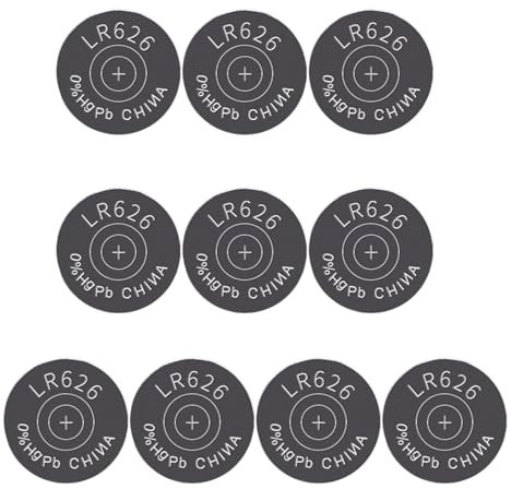 Rudiaoa 10Pcs LR626 AG4 377 177A SR626SW Battery 1.5V Button Cell Battery Replacement For Toy Watches Electronic Devices