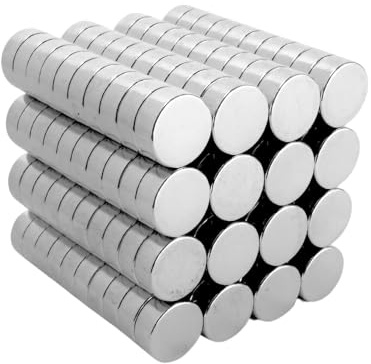 Strong Magnets Neodym Magnet - Rund 10 x 4 mm - 1 Stück - Extra stark, hält bis 2,3kg - Für Magnettafel, Kühlschrank, Whiteboard, Pinnwand, Büro