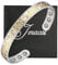 Jeracol Kupferarmband für Damen, Pflaumenmuster, magnetisches Armband mit 6 ultrastarken Magneten, verstellbare Größe und Schmuck-Geschenkbox