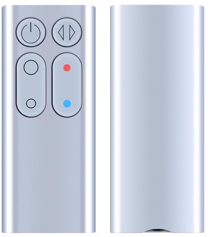 CLVIZCXOM AM04 AM05 Nouvelle télécommande de ventilateur de rechange compatible avec le ventilateur Dyson Hot Cool - Argent