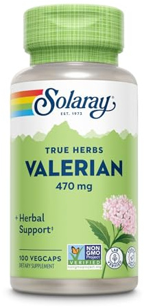 Solaray Baldrian 470 mg - 100 Kapseln - Baldrian Kapseln
