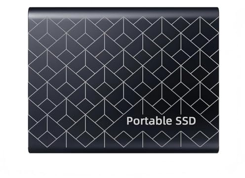 Disque Dur Externe 2To,2.5 Pouces USB 3.1, Portable étanche et Anti-Choc pour PC, Mac, TV, MacBook, Ordinateur Portable, Bureau, Windows -Noir
