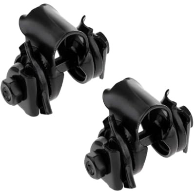 UltAlt 2 Pack Bike Seat Clamp Replacement Bike Saddle Mount Bracket Holder Bike Seat Post Clamps for Standard Rail Saddles Exercise Bike MTB Road Folding Cruiser Stationary Bikes Bicycle Seat Cushion