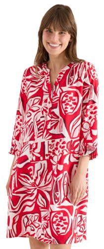 Cecil Knielanges Kleid mit grafischem Muster