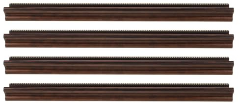 HEALLILY 4pcs Baguettes Vintage pour Cadre Tableau en Mousse, Bordure Ornementale Européenne Élégante, Décoration Murale DIY pour Maison et Bureau