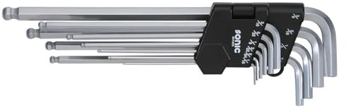 SONIC 601003 Extra Langer Sechskantschlüssel, 10-teilig