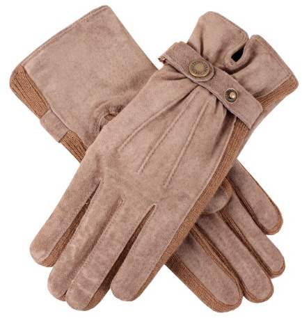 Dents Laura Women's Suede Walking Gloves