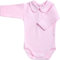 BABIDU Body Neonato a Maniche Lunghe in Cotone 100%, Body Neonato con Collo Elegante, Tessuto Morbido e Traspirante Anallergico per Pelli Sensibili, Abbigliamento Unisex per Neonato e Bambina