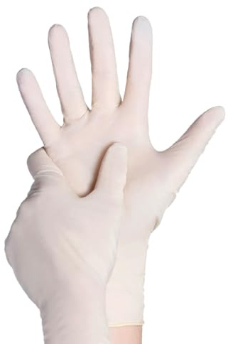 Einmalhandschuhe aus Latex Ampri Basic-Plus M