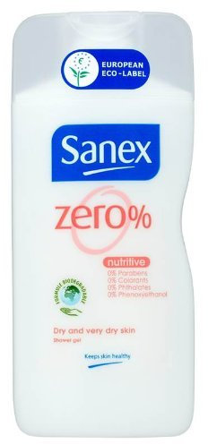 Sanex Zero% Shower Gel Nutritive Dry and Very Dry Skin 250ml by Sanex