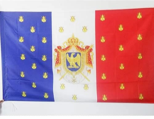 AZ FLAG - Drapeau Etendard de Napoléon III - 150x90 cm - Drapeau Second Empire France 100% Polyester Avec Fourreau et cordelette - Pavillon 110 g