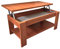 Sueña y Descansa Mesa Centro Elevable Cerezo 100 x50 cm elevable montado