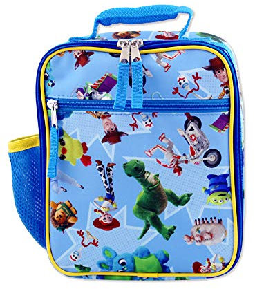 Toy Story 4 Boy's Girl's Soft Insulated School Lunch Box (One Size, Blue)