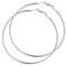 GoldChic Ohrringe Damen Creolen Edelstahl 70MM Kreolen Große Ohrhänger Geometrisch Schlichte Rundohrringe Kreis Ohrringe Ohrschmuck Accessoire