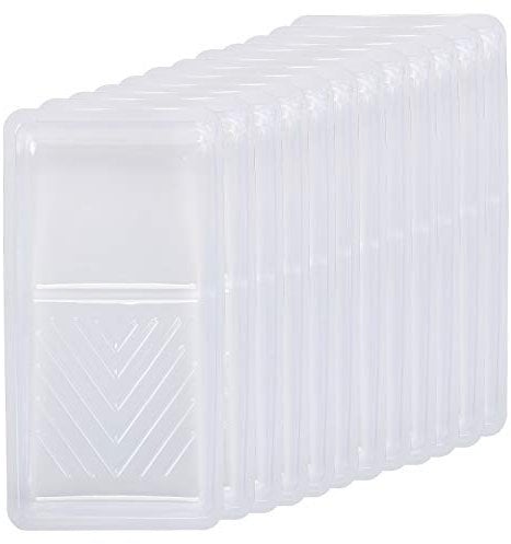 Bates- Paint Tray Liner, 4 Inch, 12 Pack, Small Paint Tray, Paint Roller Tray, Paint Trays, Disposable Paint Tray, Plastic Paint Trays, Paint Pans Trays, Mini Paint Tray, Roller Tray