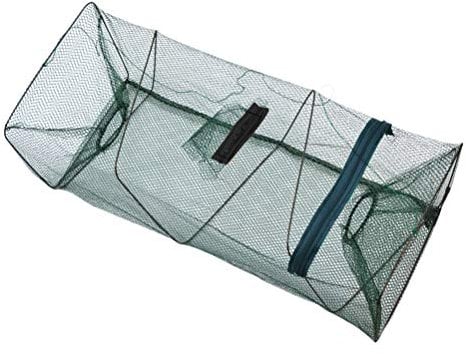 Köderfisch-Reuse Fisch-Reuse Aalreuse Futterbeutel Tragbares Fischernetz Einziehbare Fischreuse Kleinfischreuse