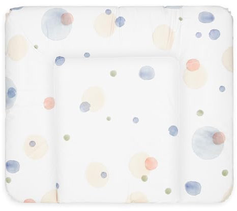 BONKY® Wickelauflage 85x72 cm - weiche Wickelunterlage - Baby Wickeltischauflage - Wasserdischt - Abwaschbar - Made in EU - 100% Oeko TEX - Mono 5A