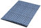 1buy3 Jersey Stoff Gemustert zum nähen | 92% Baumwolle, 8% Elasthan | Kinderstoff | Baumwolljersey | Muster: Half dots blau | 100cm x 160cm | Grundpreis je m² = €8,43
