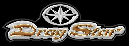 Masterpatch Aufnäher für Fans Yam Drag Star Logo Patch für Yamaha Biker 125 250 400 650 950 1100 Motorrad parche Bordado brodé Patch écusson Toppa ricamata