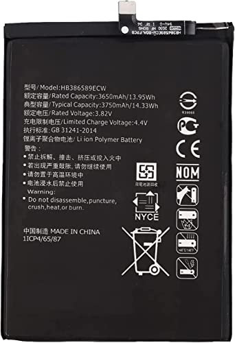 howtopfor HB386589ECW - Batteria di ricambio per Mate 20 Lite SNE-LX3 SNE-LX1 Nova3 / Nova5T 1ICP4/65/87
