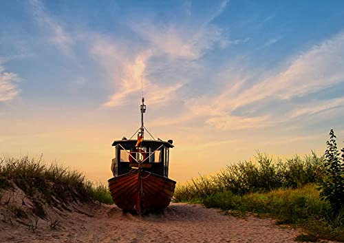 HANSEPUZZLE 99948 - Usedom Puzzle 130 Teile | Reisen Puzzle mit hochwertiger Puzzle Aufbewahrung: Kartonbox und wiederverschließbarem Beutel | Puzzle-Maße: 28,7 x 20 cm