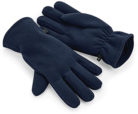Beechfield B298R Recycled Fleece Gloves - French Navy L/XL