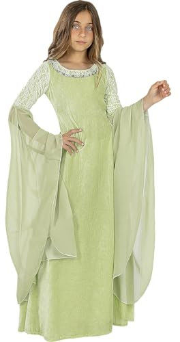 Funidelia | Arwen Kostüm - Der der Ringe für Mädchen Elfen, Lord of the Rings (LOTR) - Kostüme für Kinder & Verkleidung für Partys, Karneval & Halloween - Größe 5-6 Jahre - Weiß