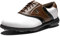 FootJoy Zapatos de golf para hombre 41 EU, Blanco/Marr n, 43 EU