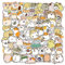 Hamster Aufkleber 100 Stück Scrapbooking Set Aesthetic Decals für Auto Motorräder Fahrrad Skateboard Snowboard Gitarre Wasserflaschen Gepäck Reisekoffer Laptop MacBook