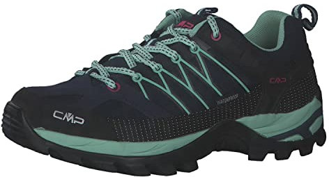 CMP RIGEL LOW WMN TREKKING SHOE WP, Zapatos de trekking, Mujer, Blue-Acqua, 42 EU