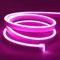 Lamomo Striscia LED rosa, 12 V, 5 m, impermeabile, striscia LED al neon, flessibile, per interni ed esterni, decorazione (adattatore di rete non incluso