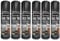 B&H 6 X Black Flexible Fabric & Vinyl Spray Paint Leather Textile Fast Drying 200ml
