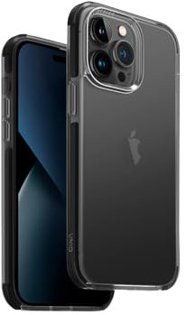 Uniq Combat Rugged Schutzhülle für iPhone 14 Pro 6.1, getöntes Schwarz