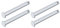 METALLIXITY Forcella Perni (8mmx80mm) 4pz, Singolo Foro Piatto Testa Carbonio Acciaio Fissaggio Perno - per Metallo Dispositivi, Arredamento Installazione, Industriale, Fai-da-Te