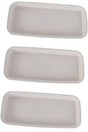 Yardwe 3 Pièces Plateau de Pot de Fleur - Plateau de Collecte d'eau - Bac pour Plantes Pots Bain d'oiseaux Grandes jardinières extérieures jardinières succulentes céramique
