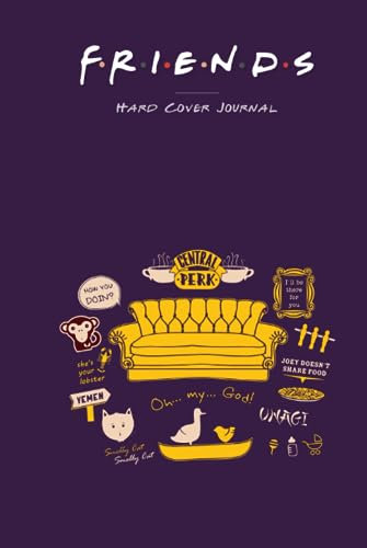 Friends TV show inspired premium hard cover ruled notebook: Premium ruled notebook for Note taking & Writing / 6 x 9 in / A Must-Have for Friends ... (Series) Lovers / Friends-themed composition