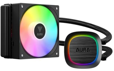 Gamdias Liquid Kühler Aura GL120 V2 Wakü Black Prozessor-Wasserkühlung