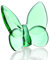 kanpura Kristall-Schmetterling-Figur, 7,6 cm, grüne Glas-Schmetterling-Statue, Kristall-Tier-Sammelfigur für Heimdekoration