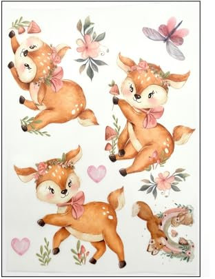 Bügelbilder Set für Textilien DIN A4 Kinder Mädchen Jungen Pferde Weihnachten groß klein Aufbügelbild zum aufbügeln verschiedene Designs (Design 2)