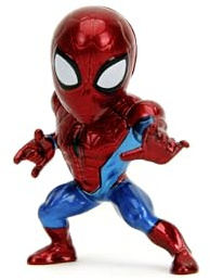 Jada Toys - Marvel Figur aus Metall, Welle 2, Pop-Kultur Sammelfigur, Zufällige Auswahl: Spider-Man Classic, Venom, Miles Morales Unmasked, Spider-Man 2099, 6,5 cm, für Fans und Kinder ab 8 Jahre
