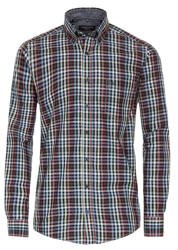 CASAMODA Freizeithemd Langarm kariert Casual Fit