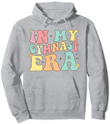 Groovy In My Gymnast Era Gymnast Gymnastik Pullover Hoodie